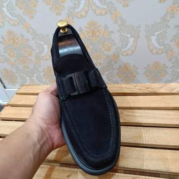 sardegna suede leather loafers hang salvatore ferragamo 6